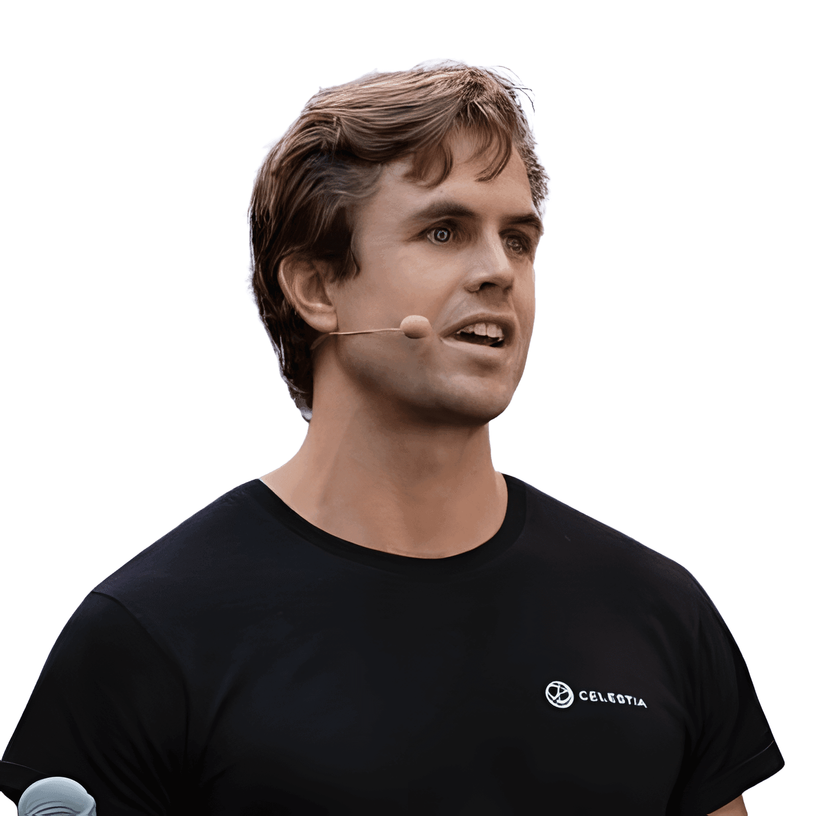 Celestia representative at Cosmoverse, a leading institutional summit on blockchain infrastructure and digital assets conference in Hong Kong. at Cosmoverse summit