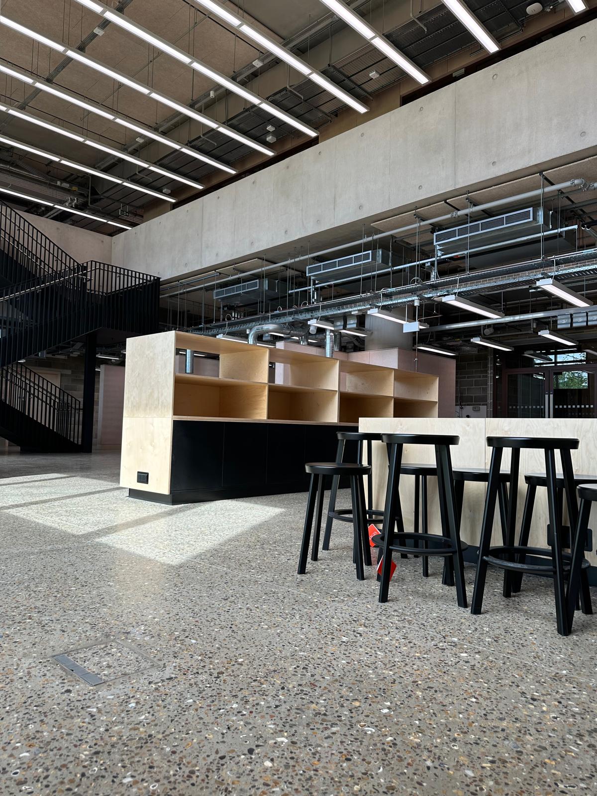 A commercial electrical installation completed by DPH