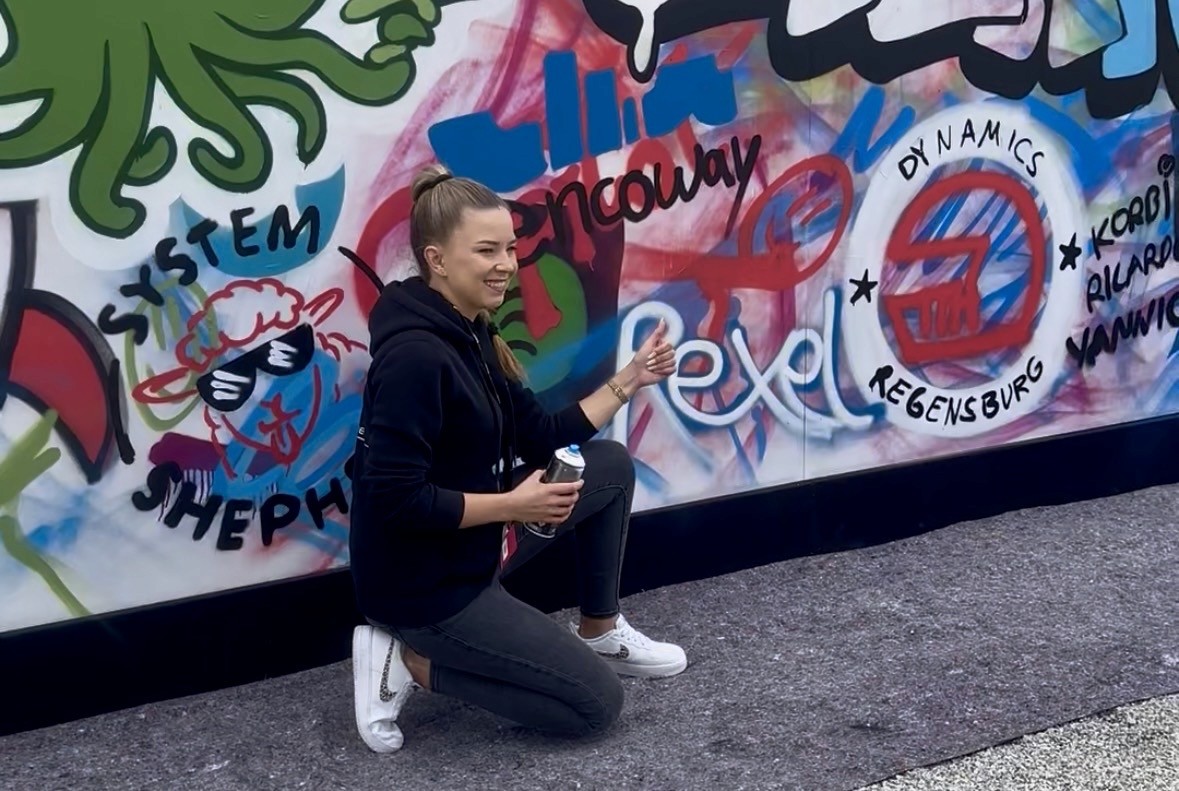 Graffiti Workshop für Kunden und Mitarbeiter bei EPLAN Next26