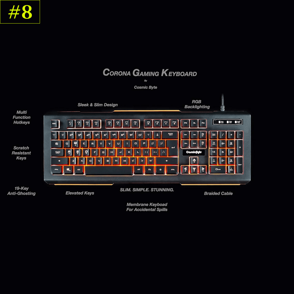  Cosmic Byte CB-GK-02 Corona gaming Keyboard