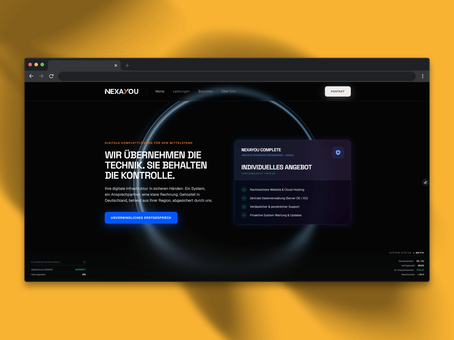 Pflegedienst DD website preview