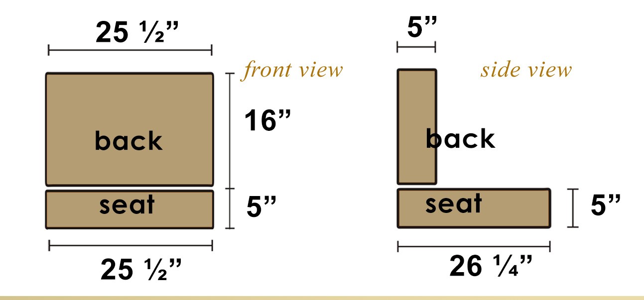 cushion size