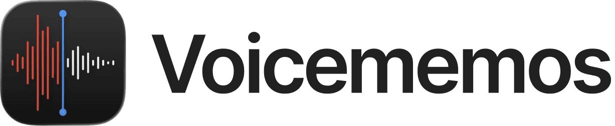 Apple voice memos logo