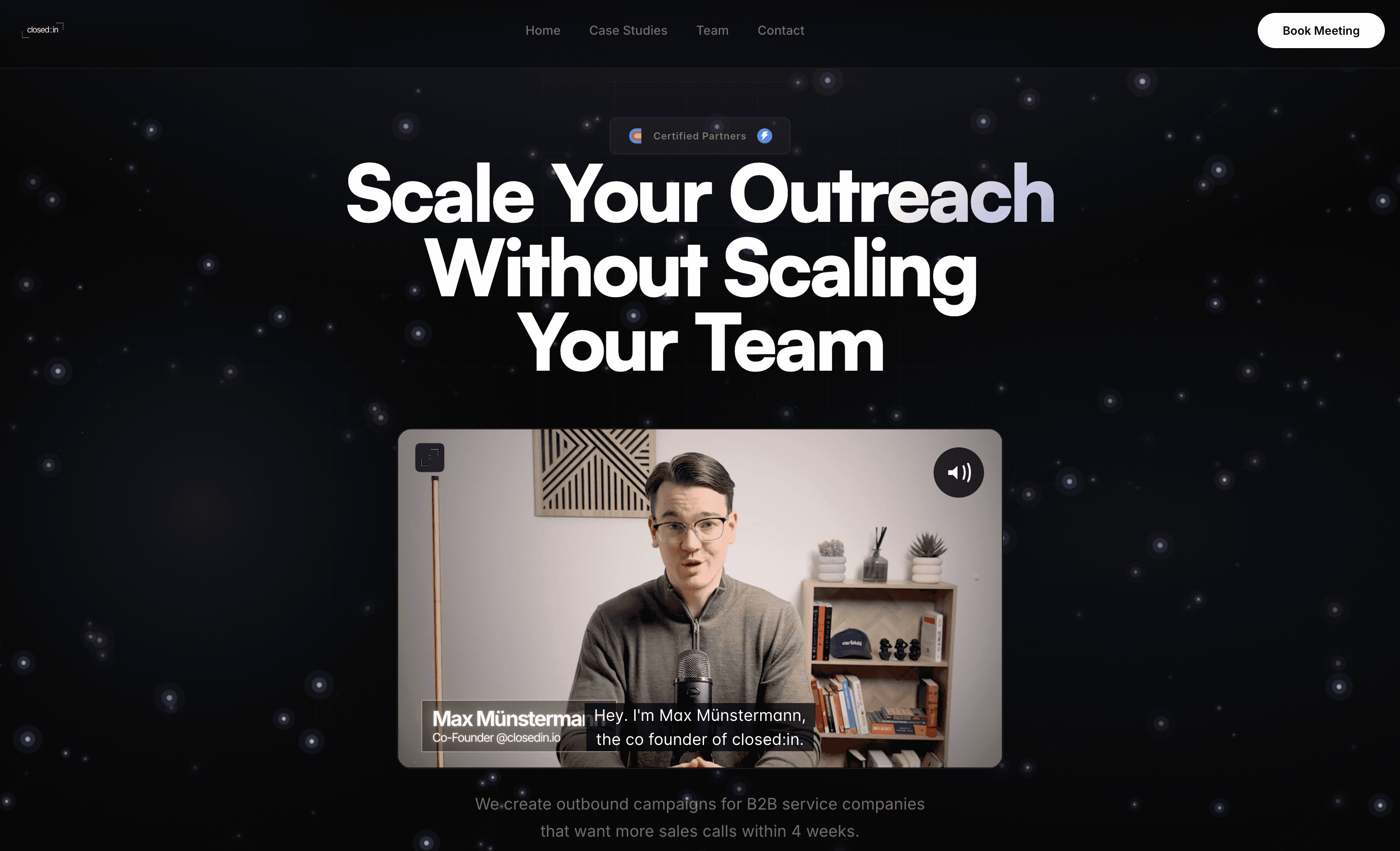 closed:in: clay-powered sales partner for sales funnel and pipeline growth in the netherlands