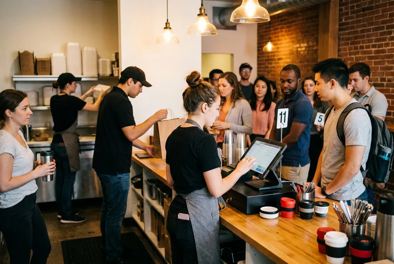 RockN' Socials office meeting at a Digital Marketing Agency workspace.