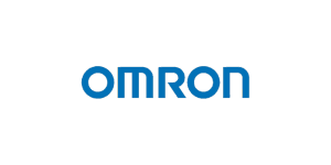 Omron logo in blue