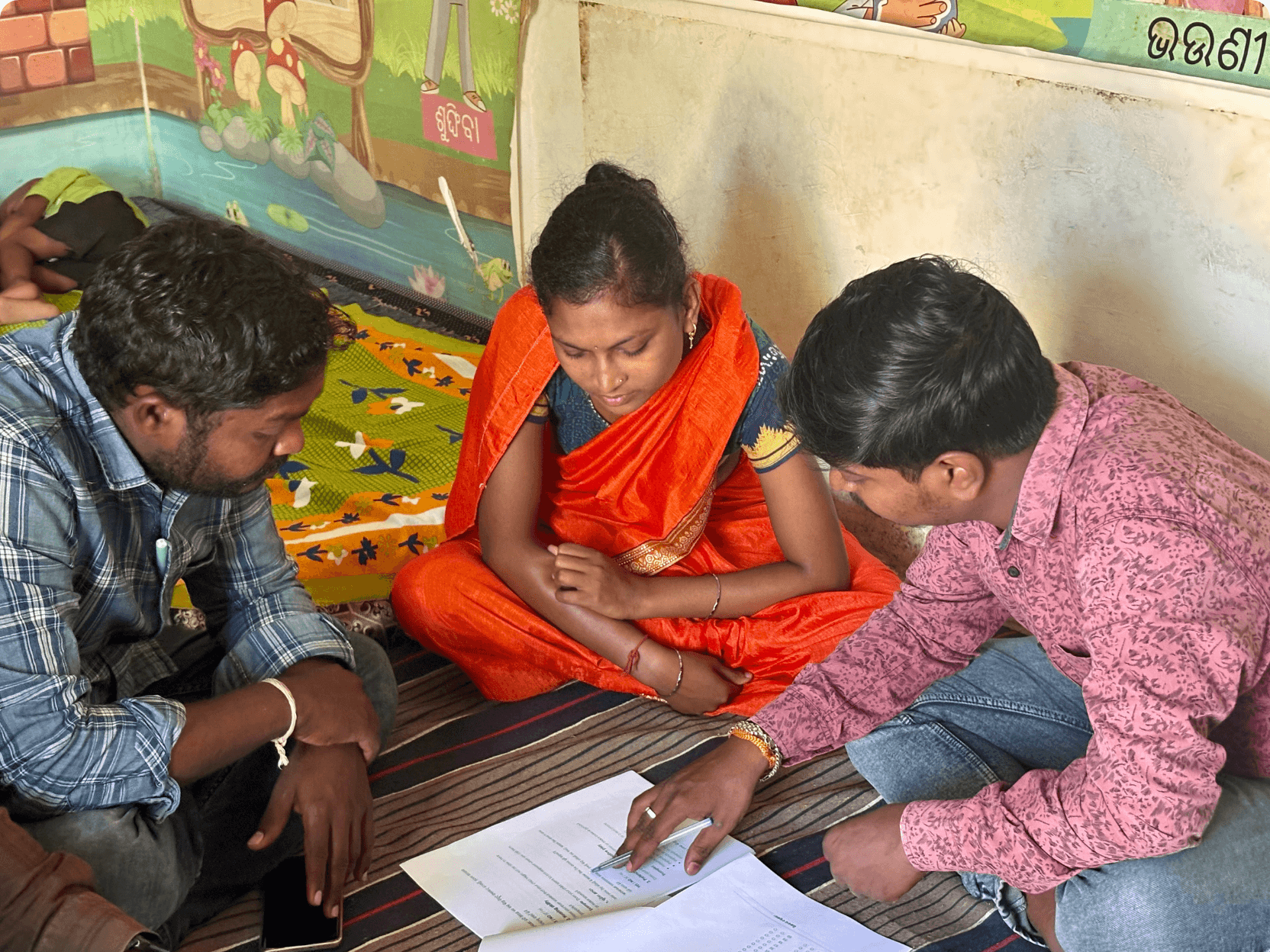 woman in gray hijab and gray coat