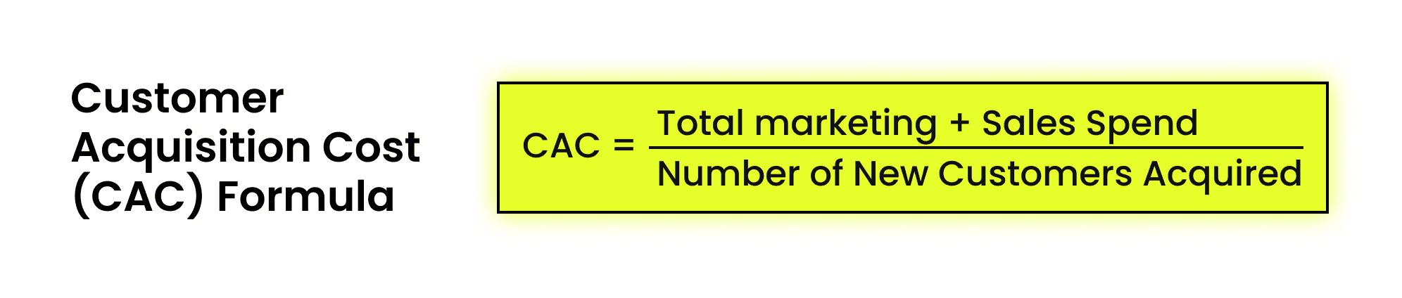Customer Acquisition Cost (CAC) Formula