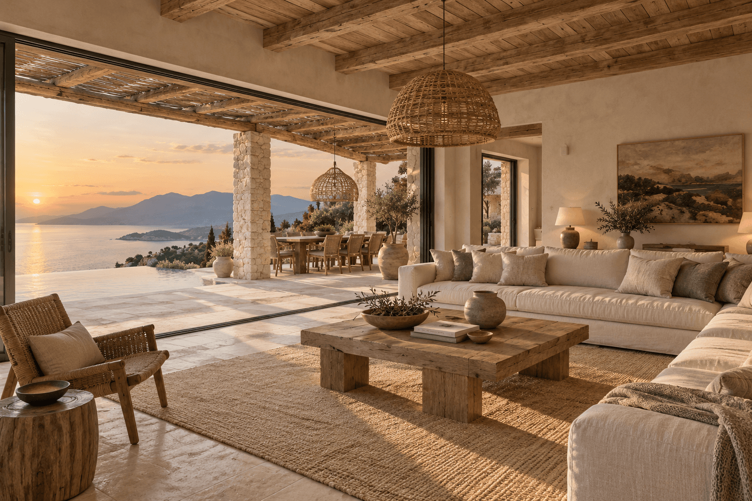 The living spaces