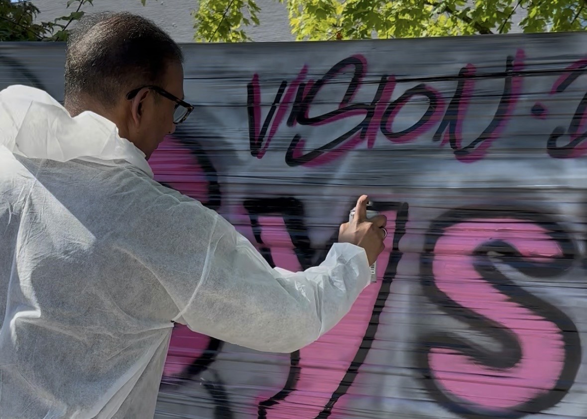 Graffiti Teambuilding bei T-Systems