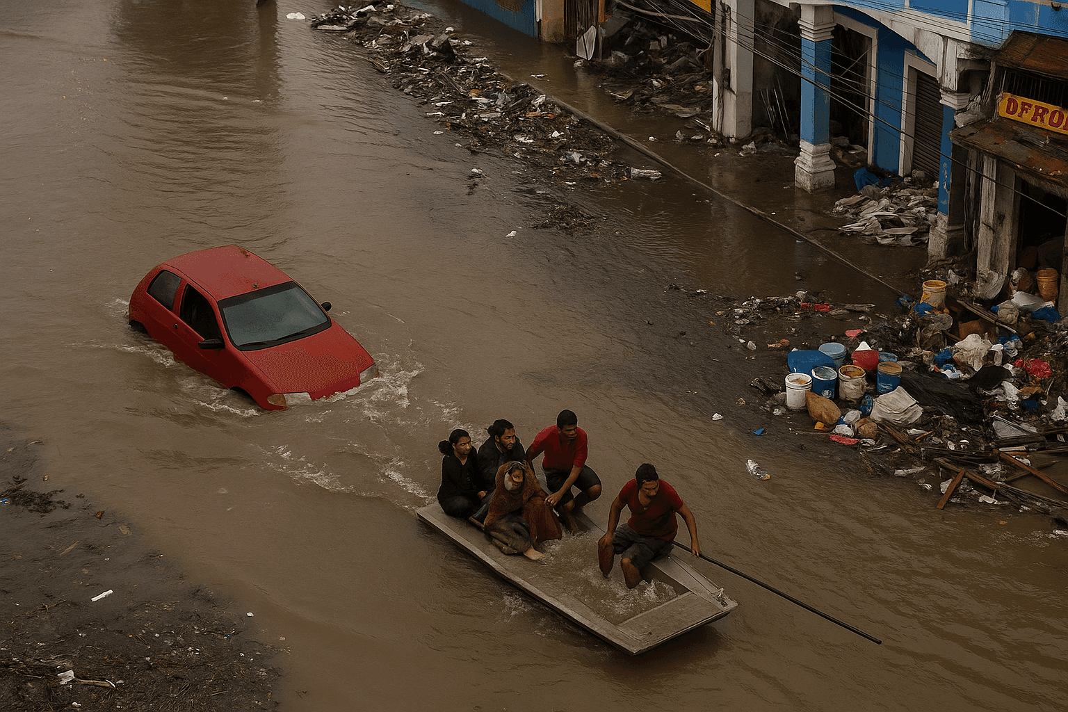 Inundaciones y tormentas extremas en México 2025