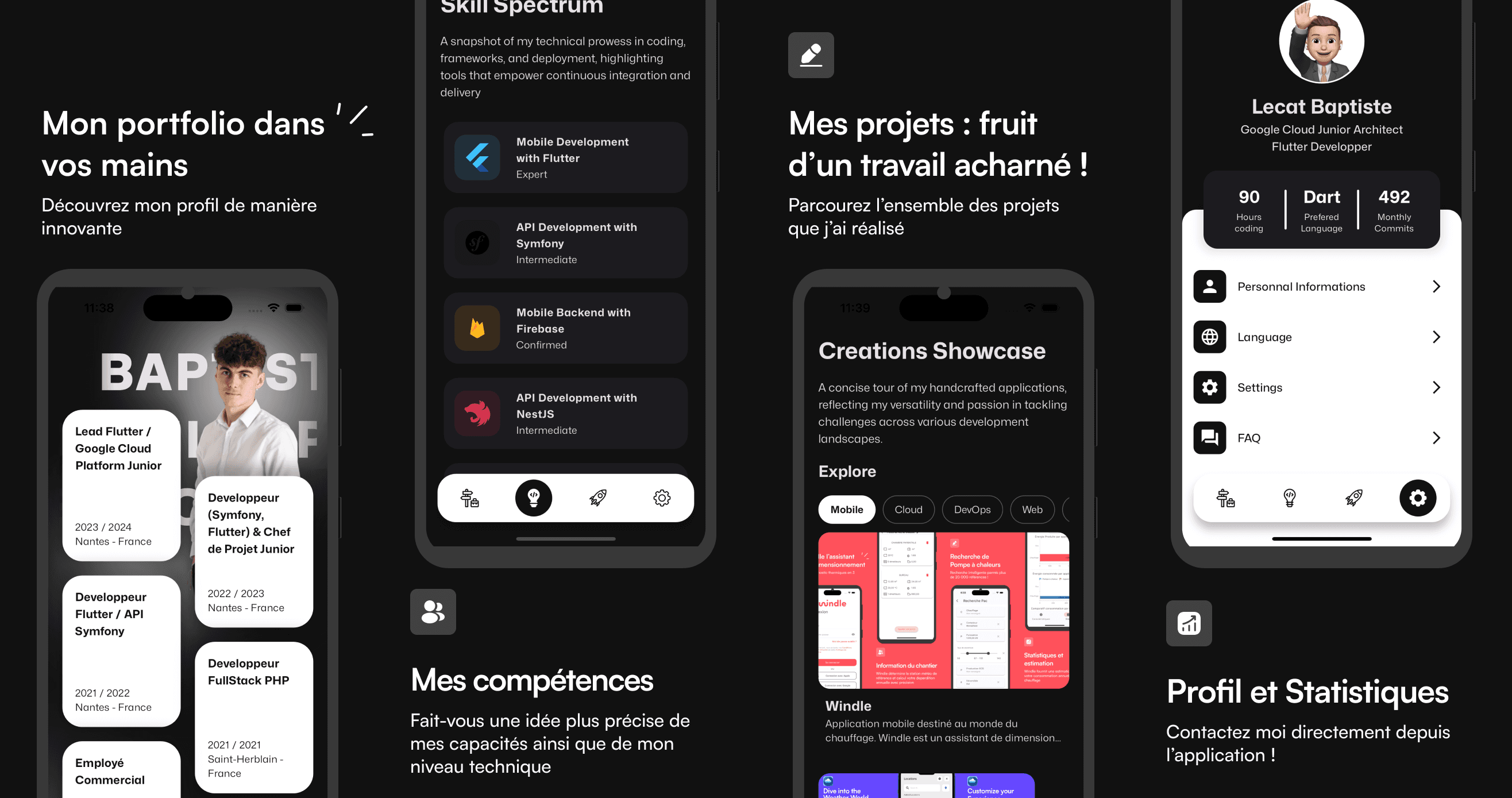 Presentation de Portfolio