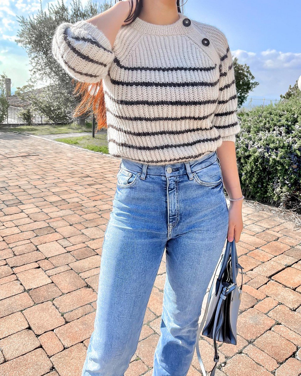 Torino Sweater knitting pattern by Cookie the Knitter