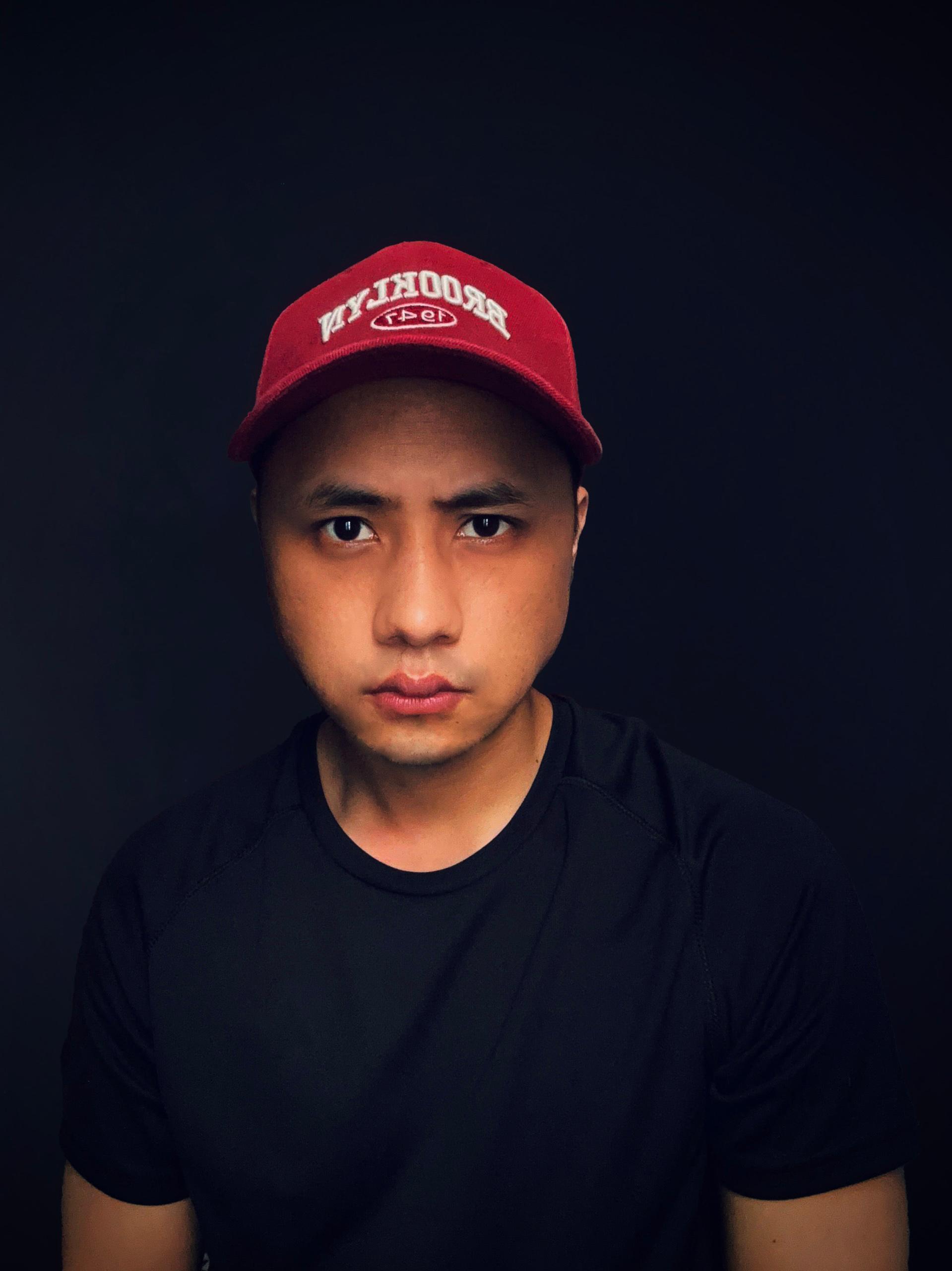 Portrait of man looking to the right