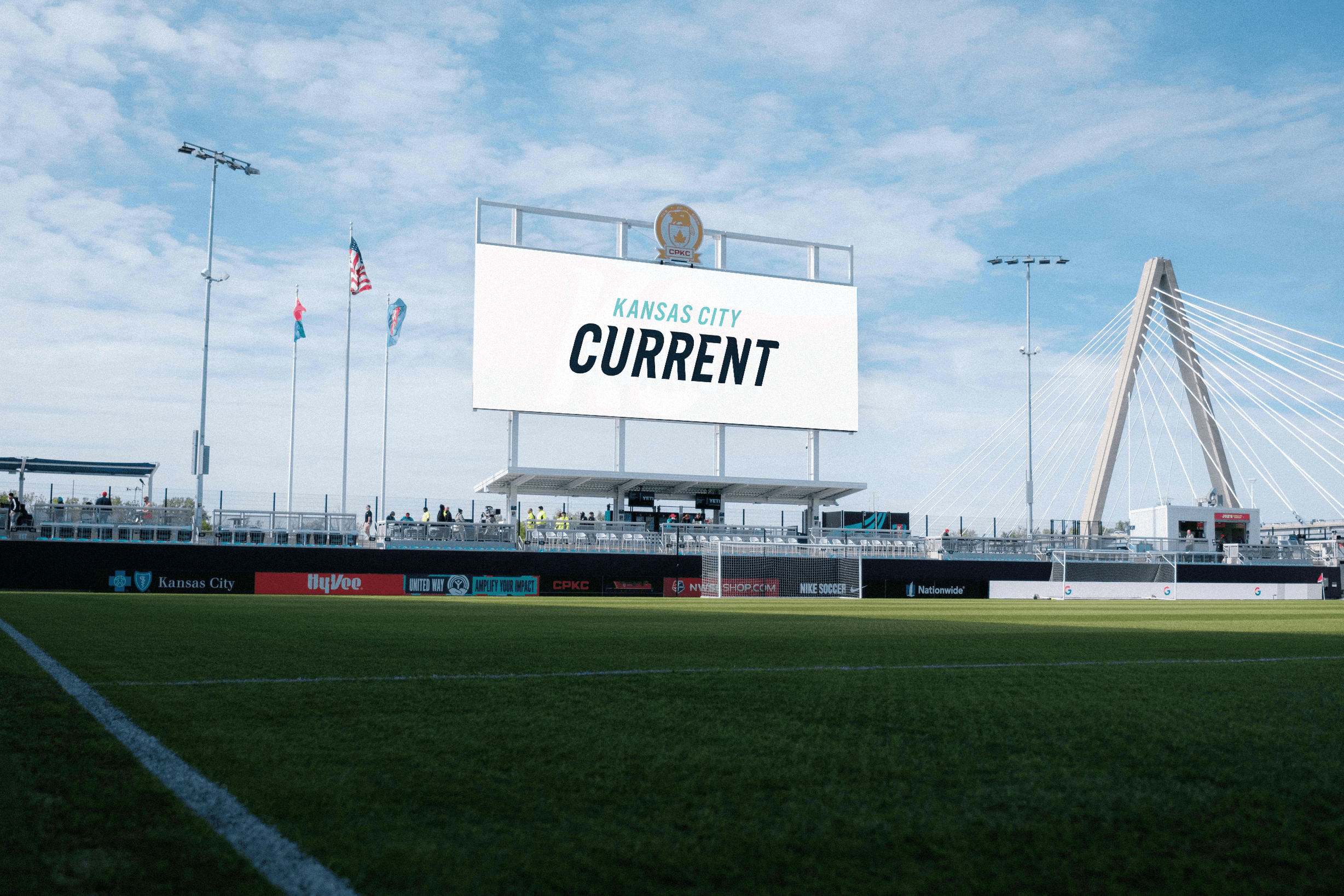 scoreboard at CPKC Stadium
