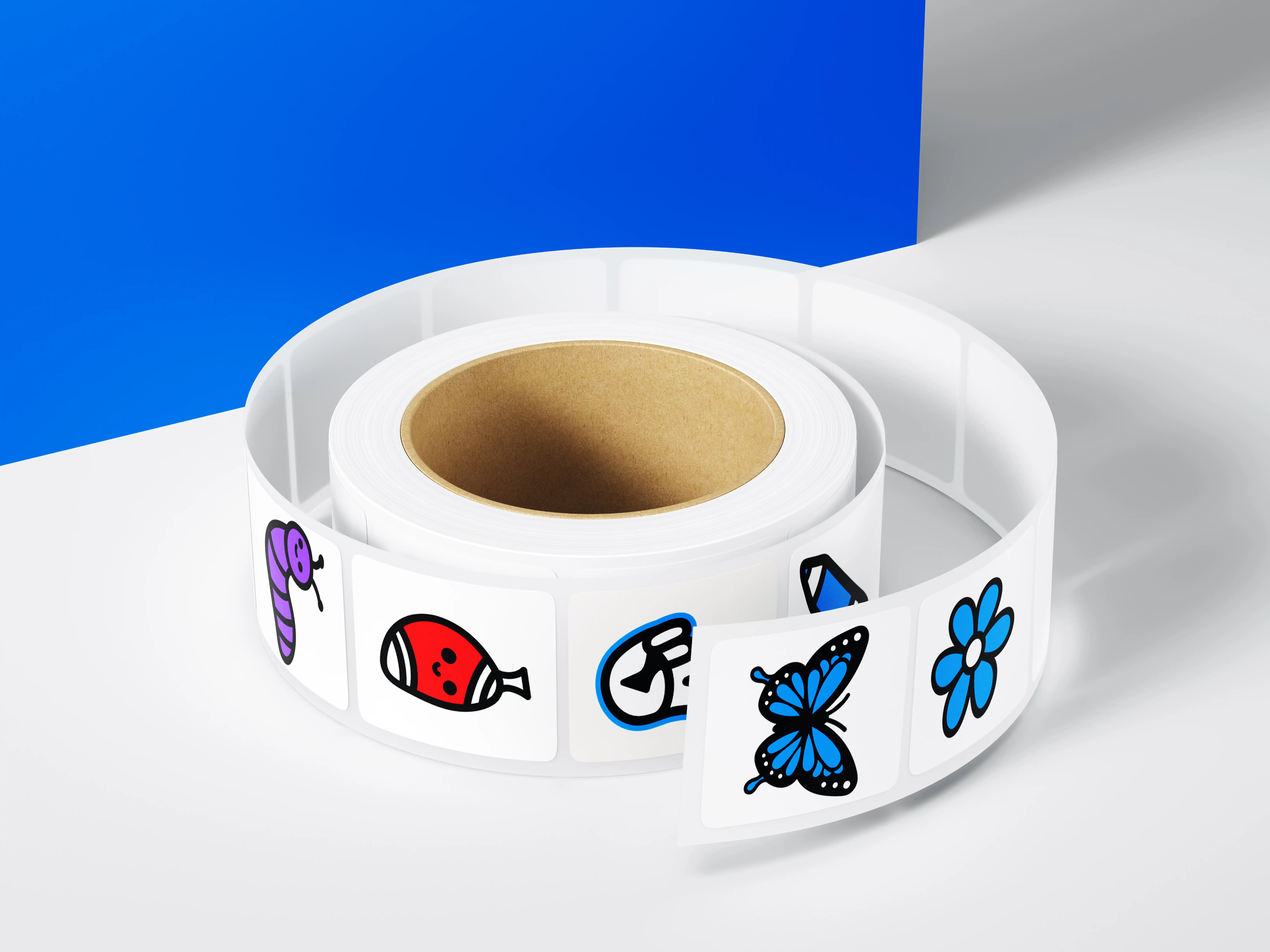 Pack stickers décoratifs Youyou Studio - collection de 5 designs illustrés multicolores sur support adhésif