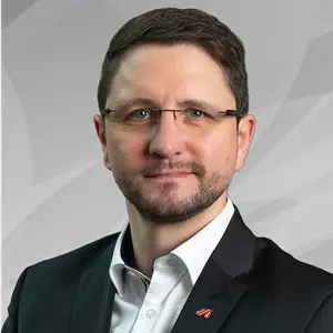 Porträt von Thomas Lang.