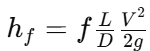 Darcy–Weisbach Equation