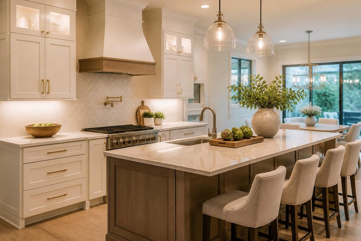 Kitchen staging transformation