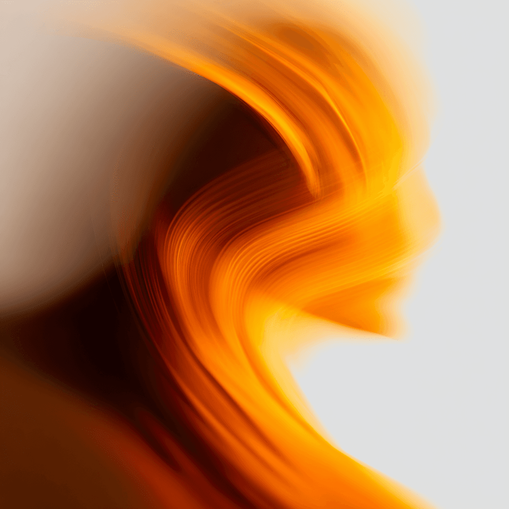 Abstract Orange Shape