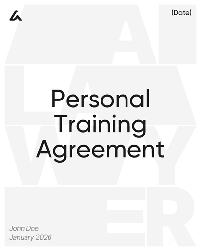 Personal Training Agreement