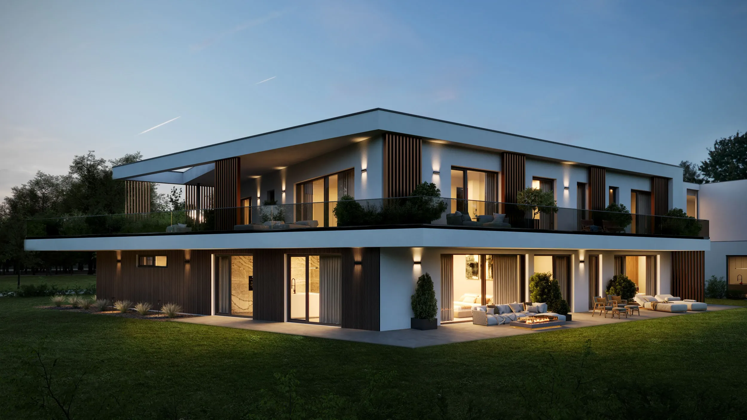 Render der Außenansicht von Projekt Urban Light