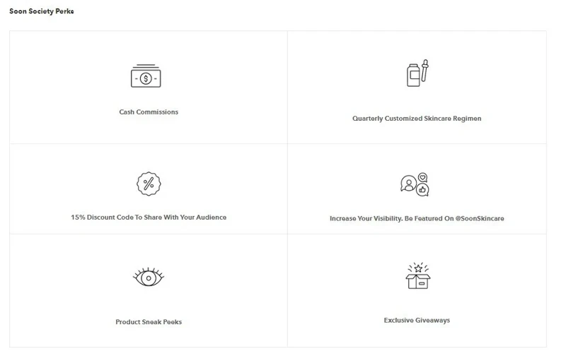 Affiliates-soon society perkc