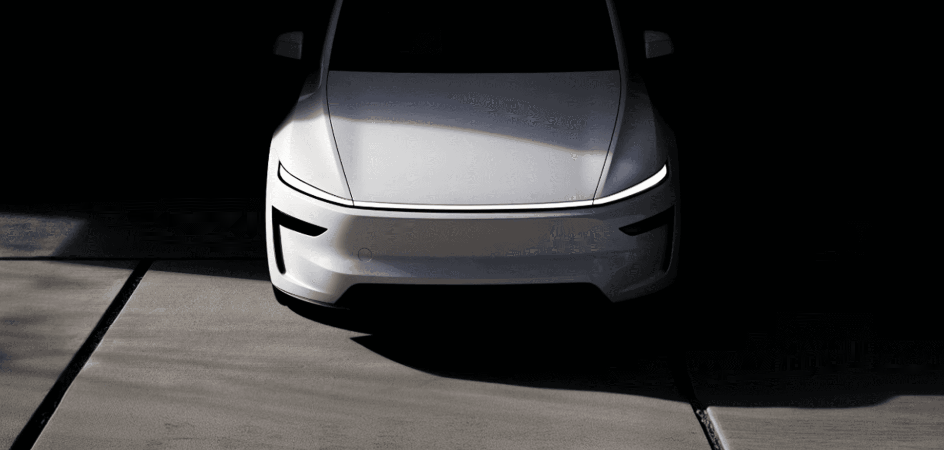 The front fascia features sleek, clean lines for a strong front profile.