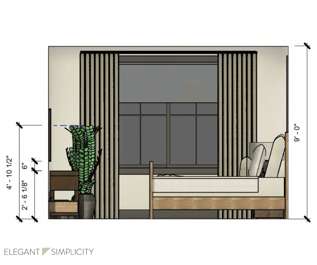 To help clients visualize + effectively communicate with contractors and other vendors, here are a handful of project details from the Woodinville House: Guest Bedroom.