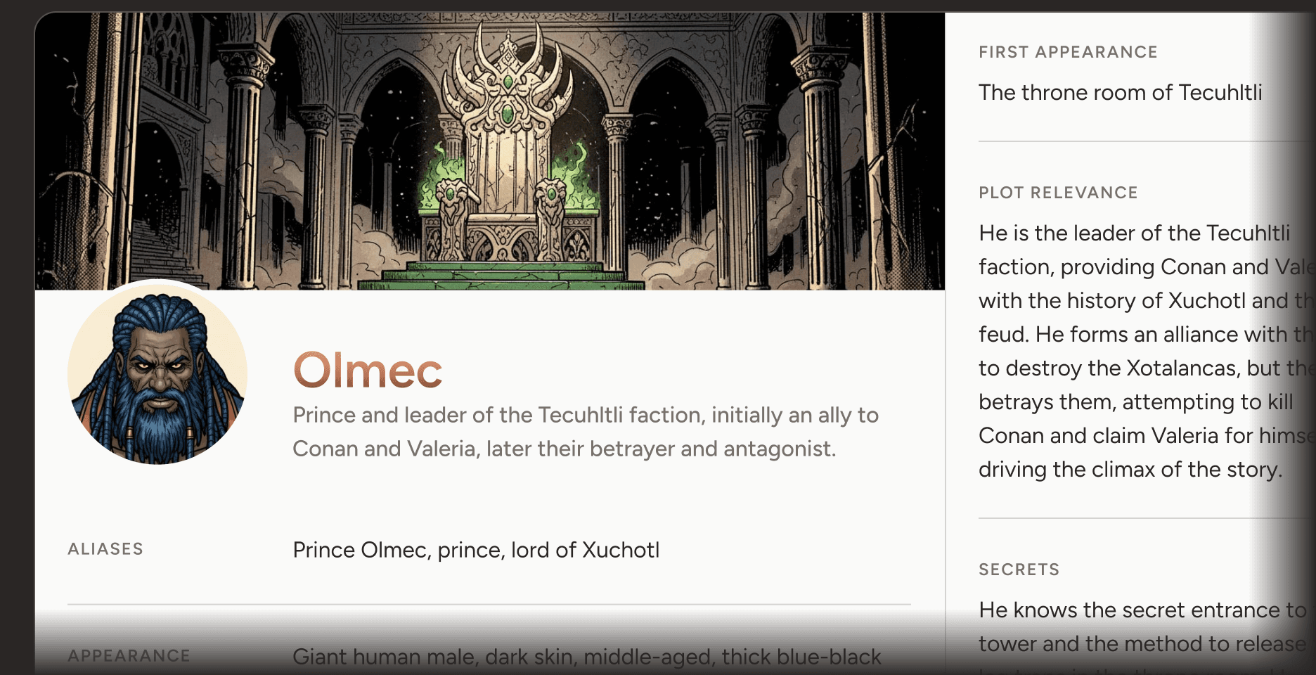 Screenshot of a poster image and portrait image created by Mythril's image generation tools