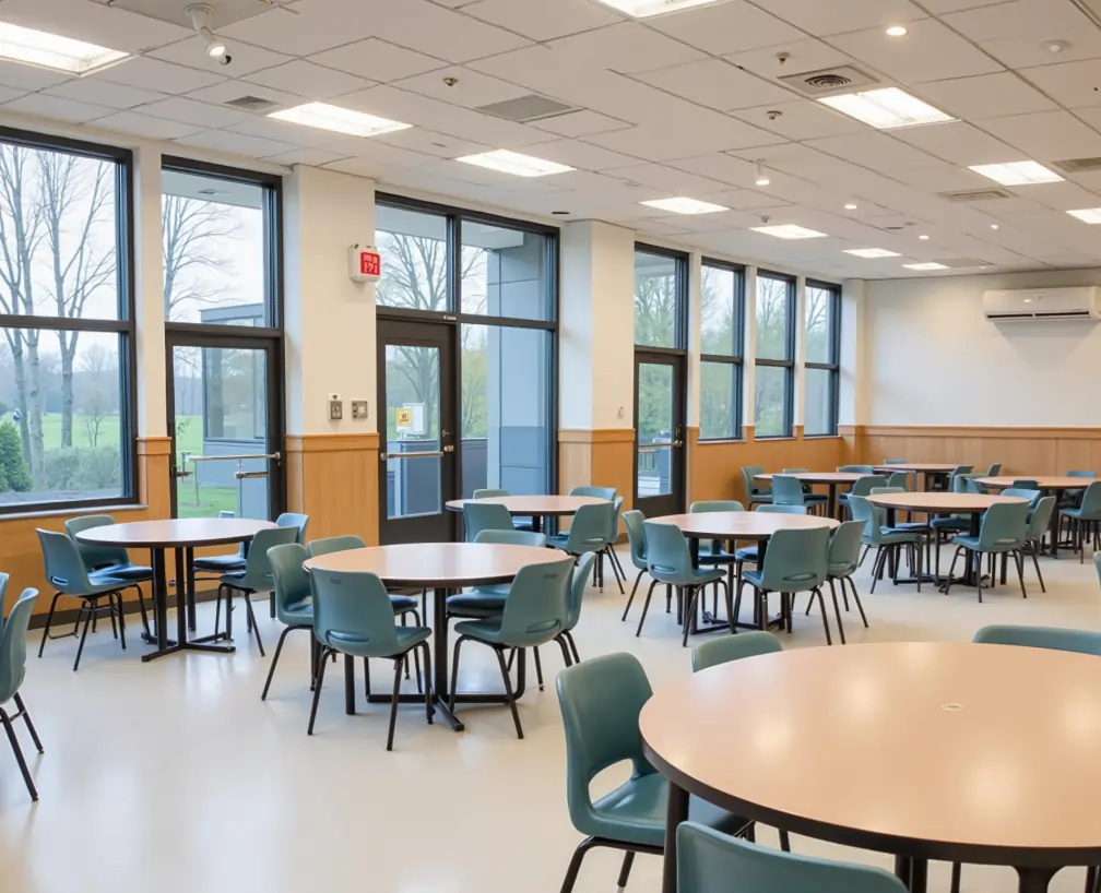 professional school cleaning services for cafeteria sanitation and maintenance