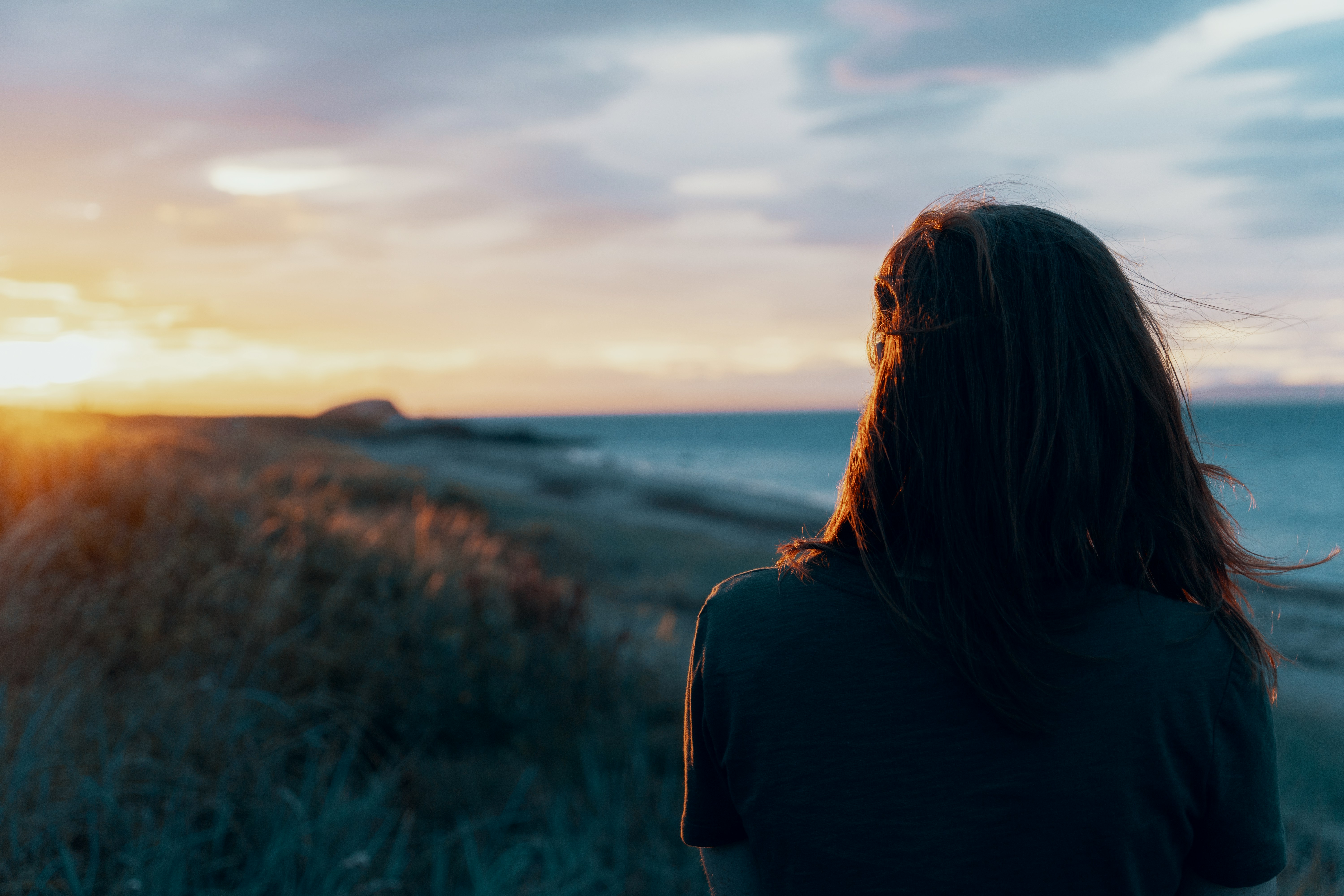Woman Looking Out to the DIstance