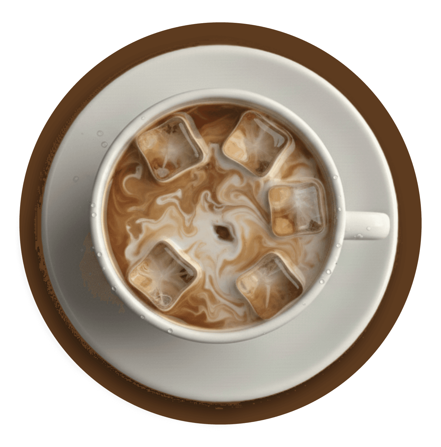 A very iced and milky coffee.