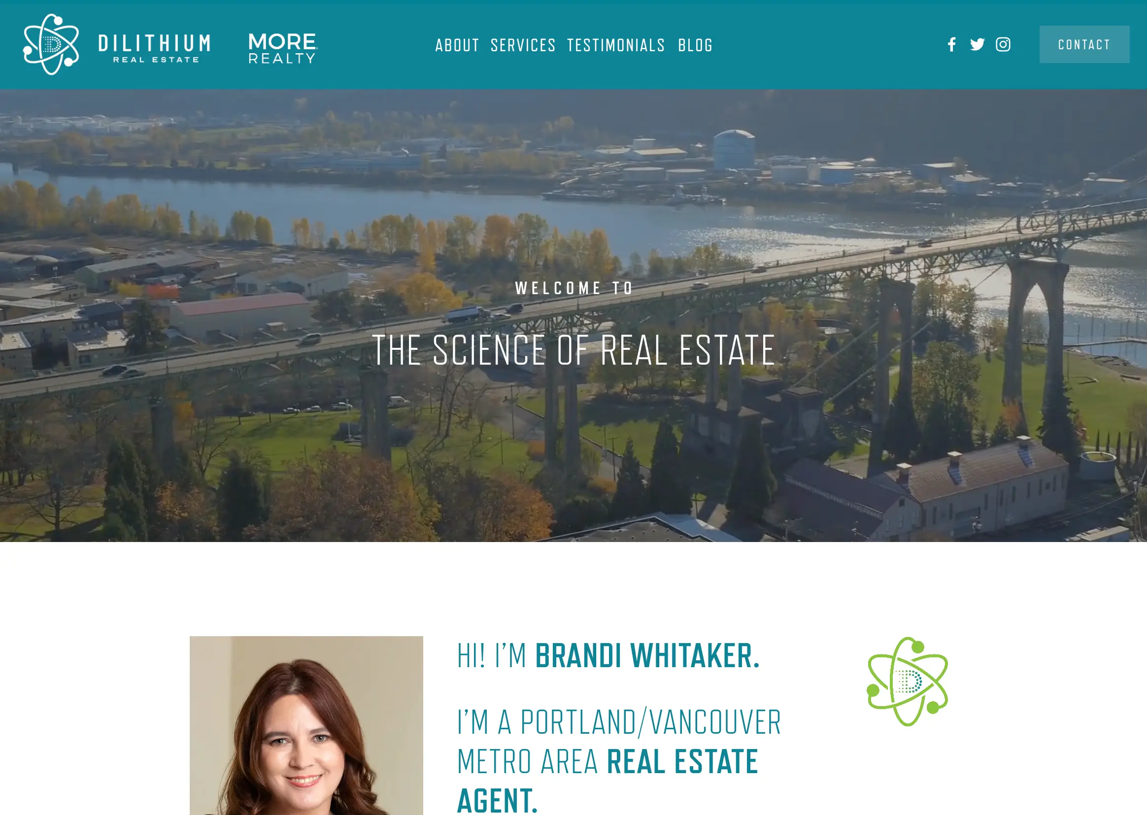 Real Estate Agent Squarespace Design
