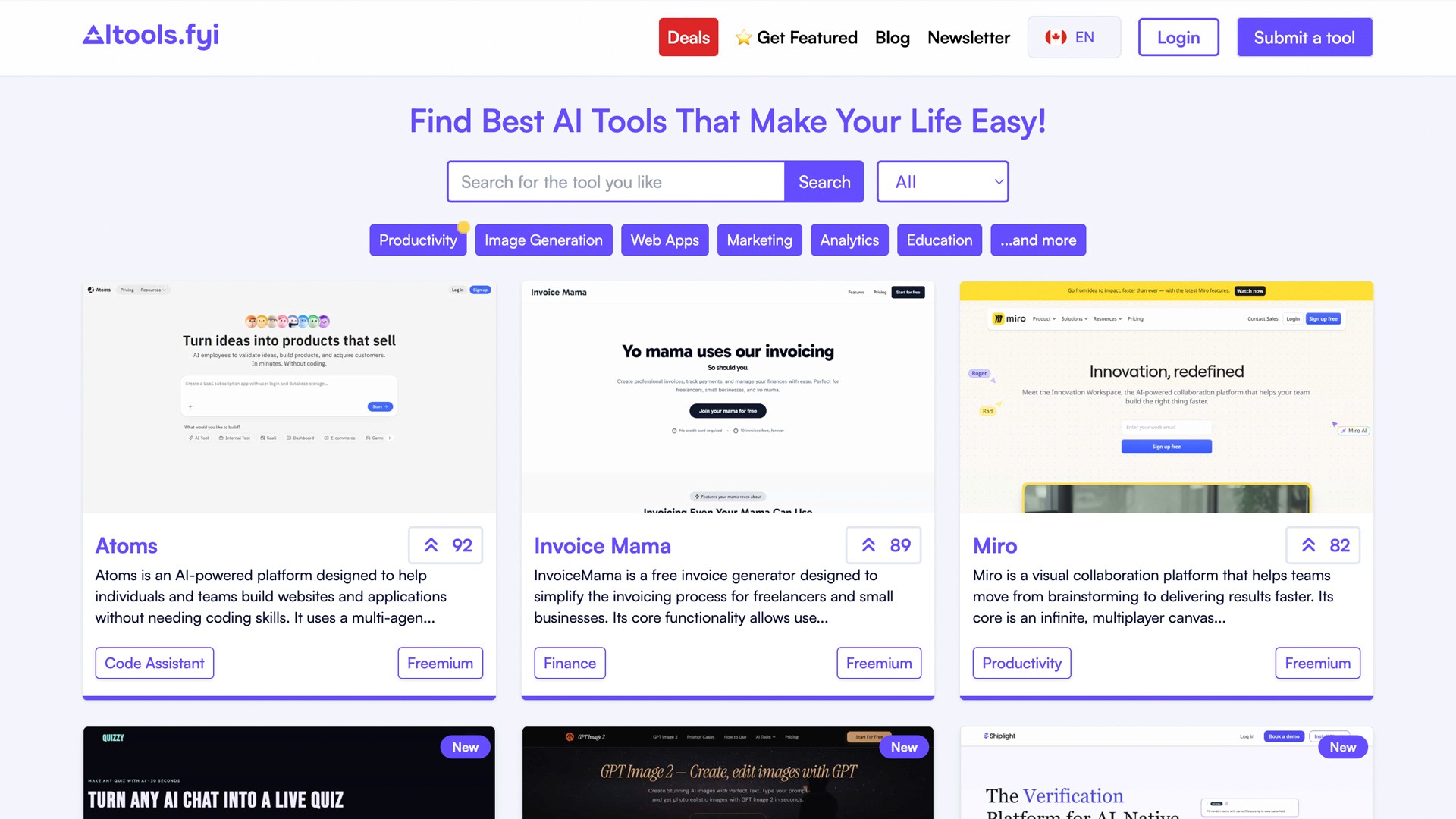 ai tools fyi directory