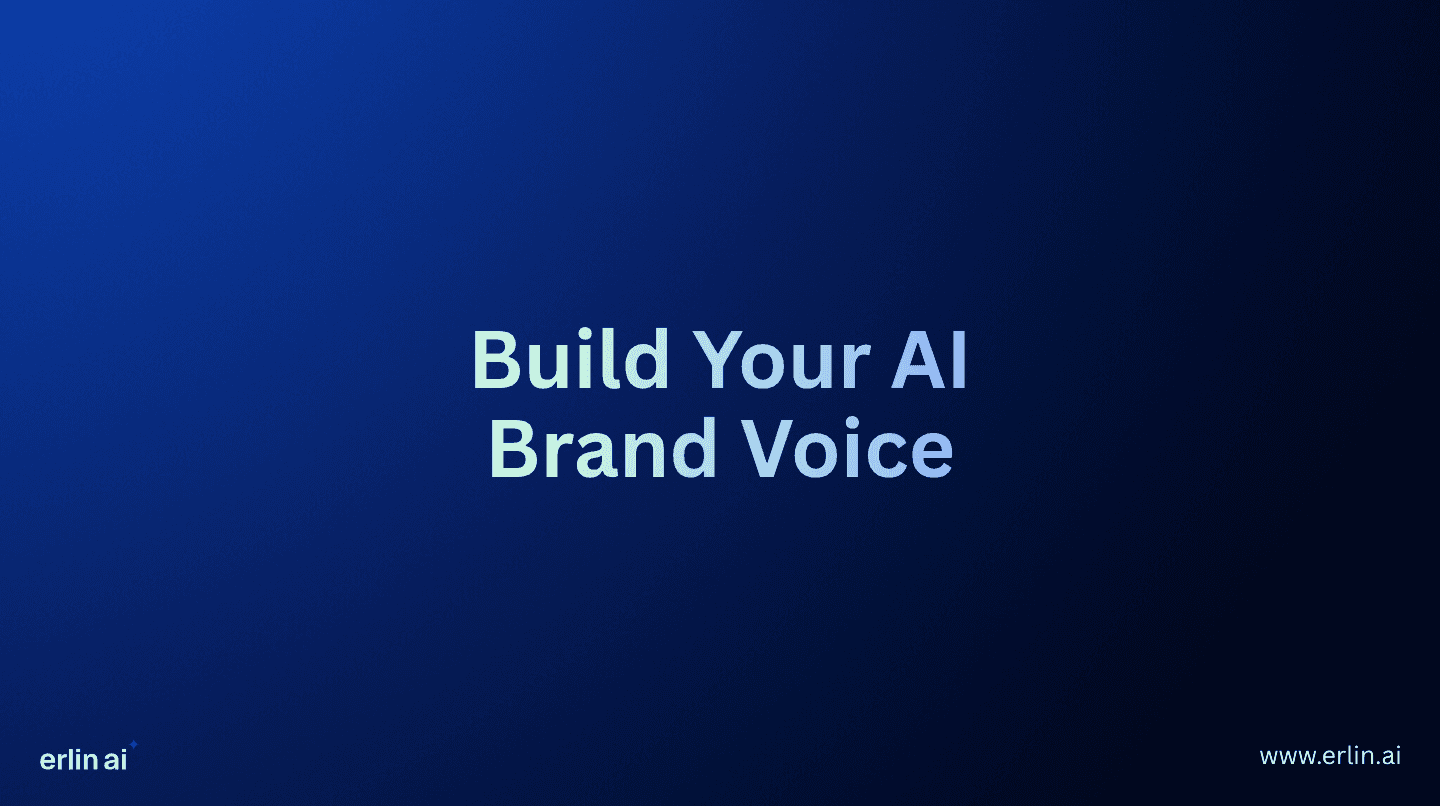 how to build ai brand voice