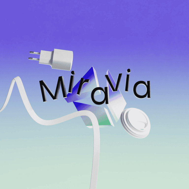 Clean and bold 3D visuals for online shopping experience at Miravia by Este Studio