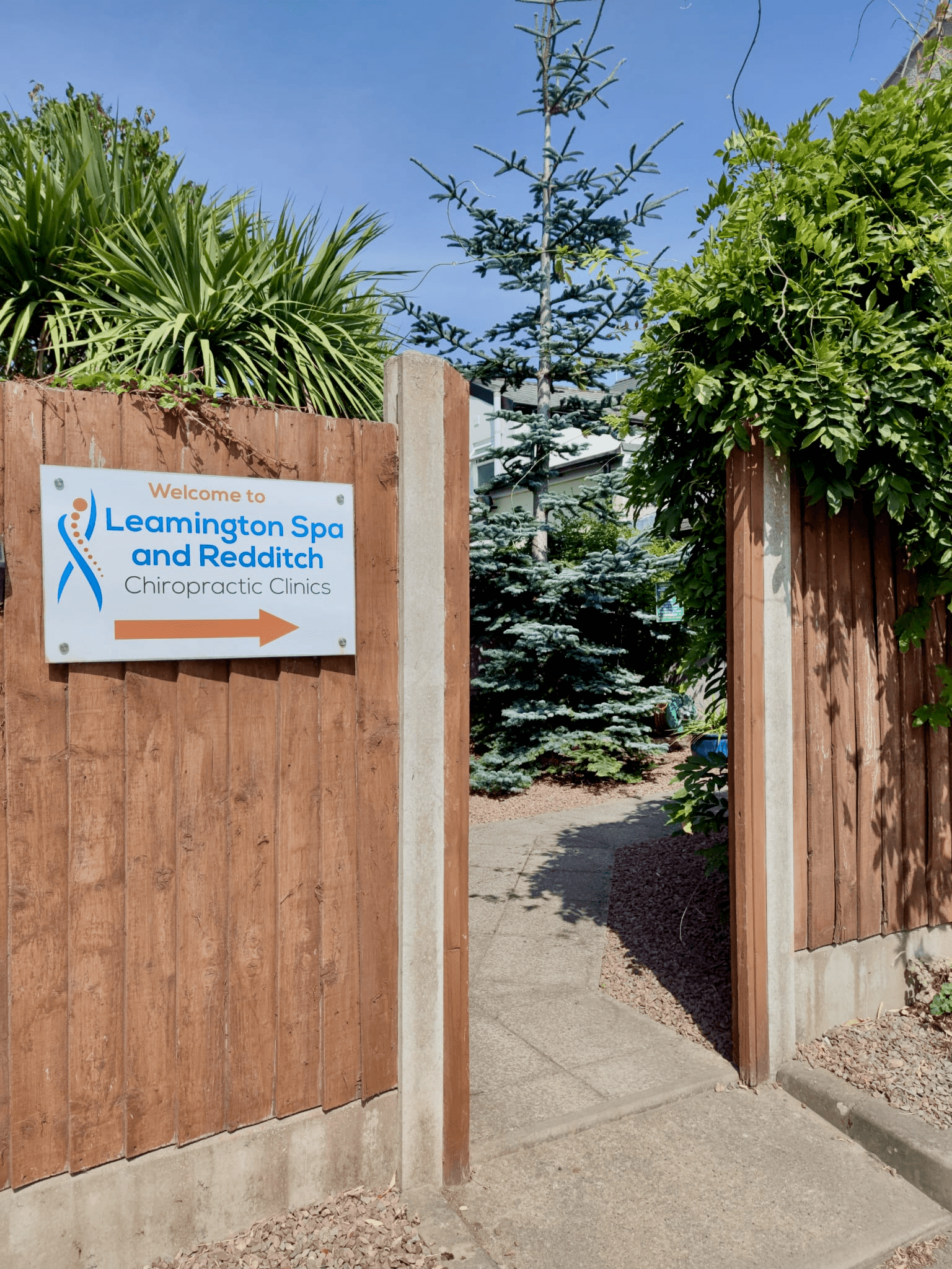 Leamington Spa and Redditch Chiropractic Clinics storefront.  This is the Redditch clinic.