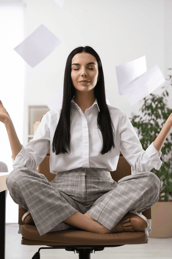 young fit girl showing up her wellness body