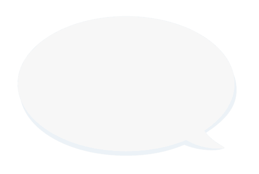 吹き出しのイラスト。スーツを着た男性に合わせて配置されている。