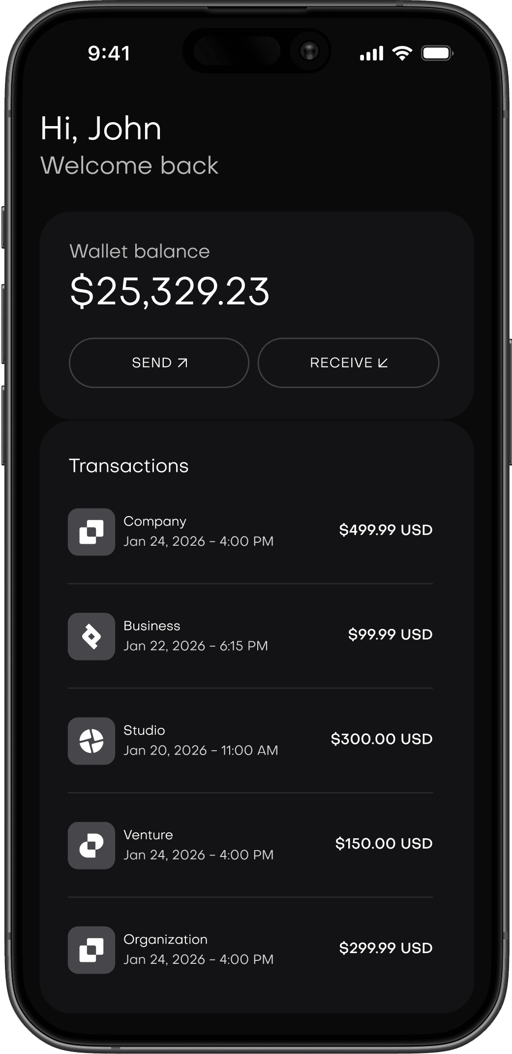 Wallet Phone - Creditflow Webflow Template | BRIX Templates