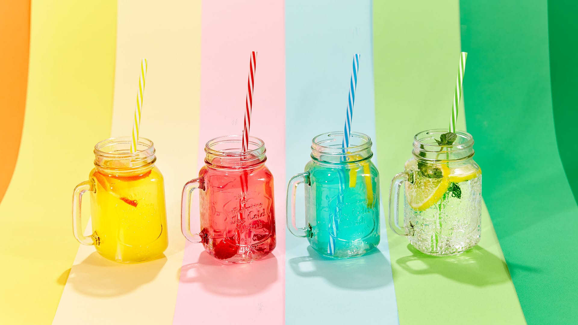  Food product photography with bold colored background and texture