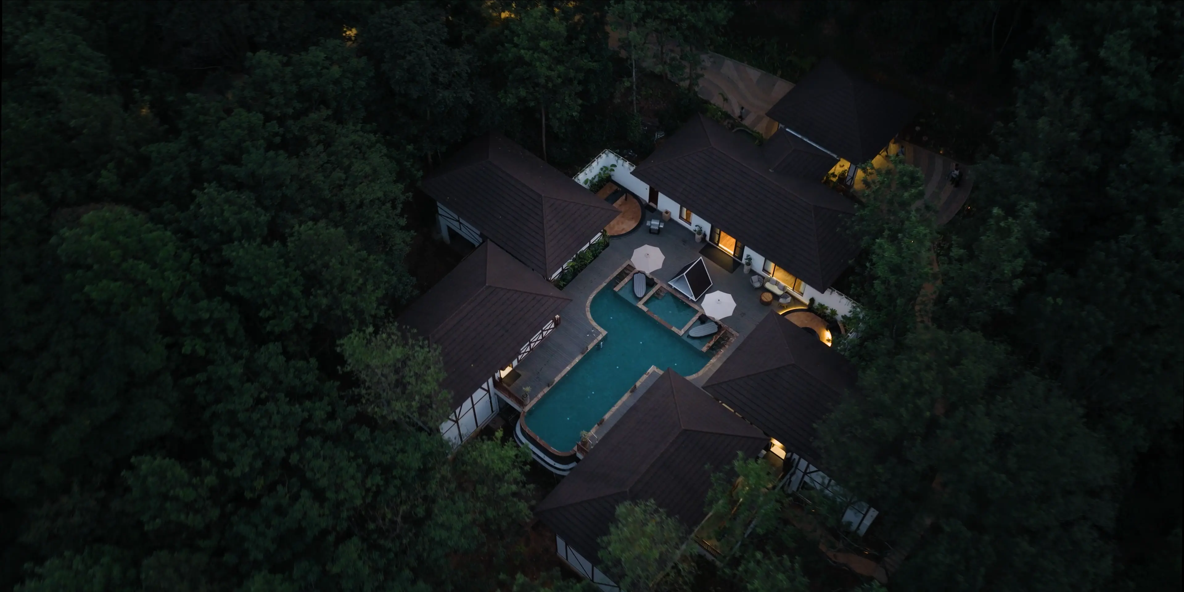 Film still from Timbertales Presidential Villa, Coorg — launch film by Tushar Rajpurohit
