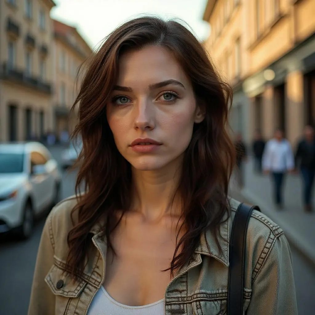 Transform short hair into long waves with virtual hair color try on.