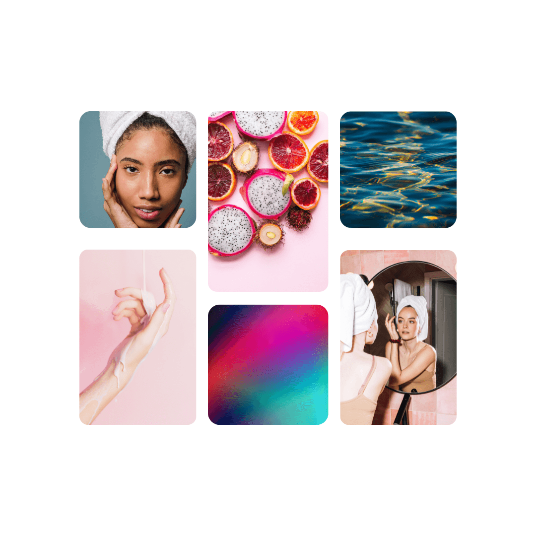 brand mood board for brand strategy