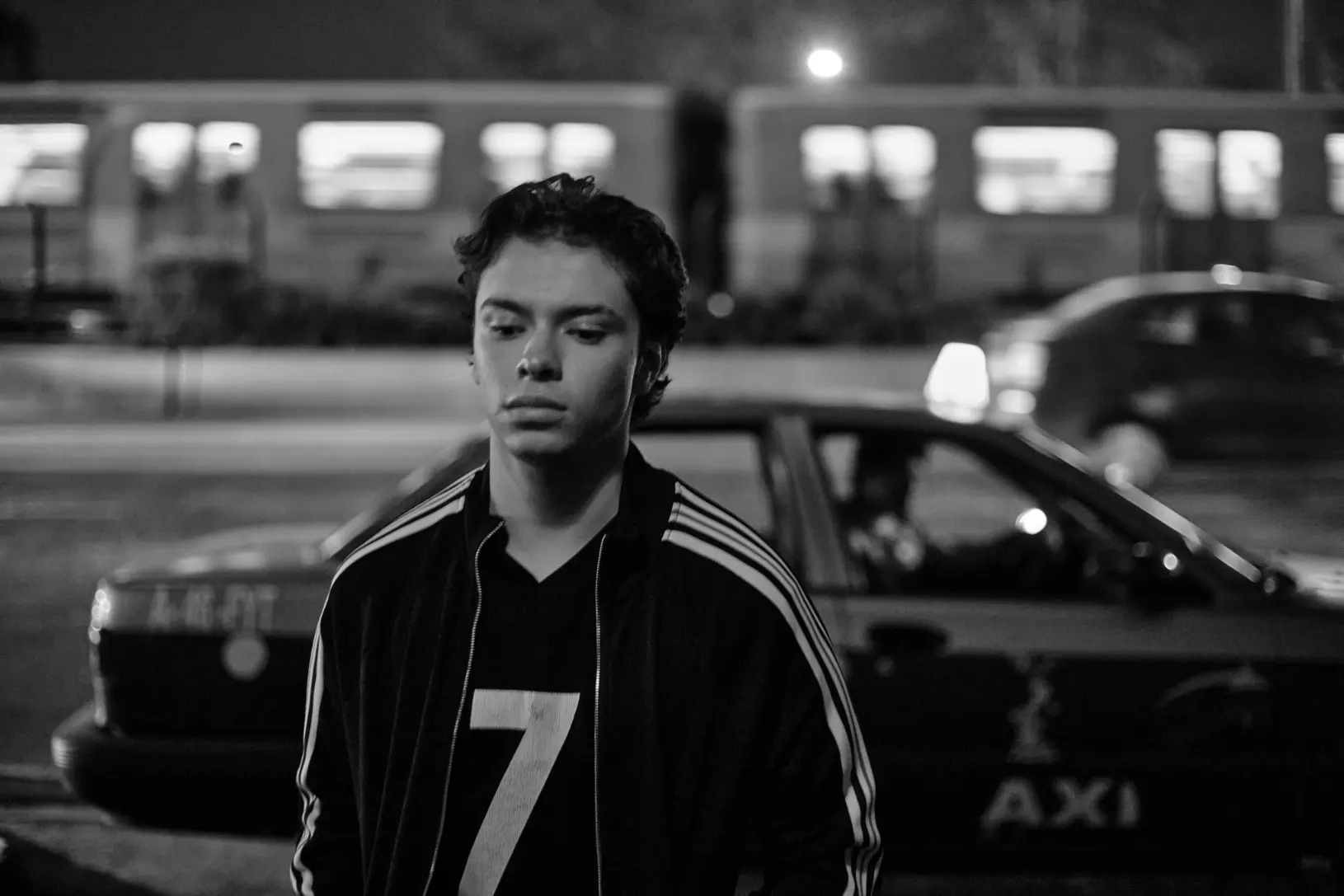 A black female model