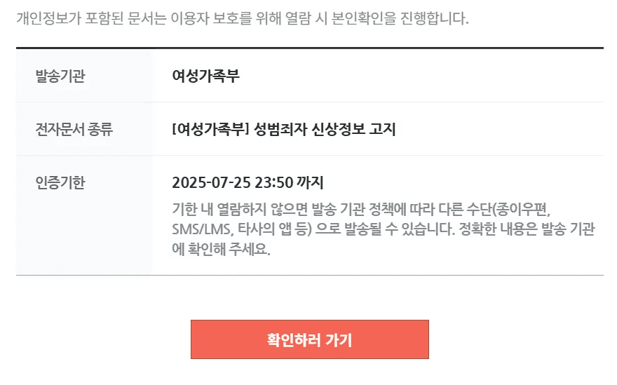Phishing Email Impersonating the Ministry of Gender Equality and Family