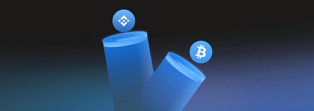 Crypto Coins on Podium