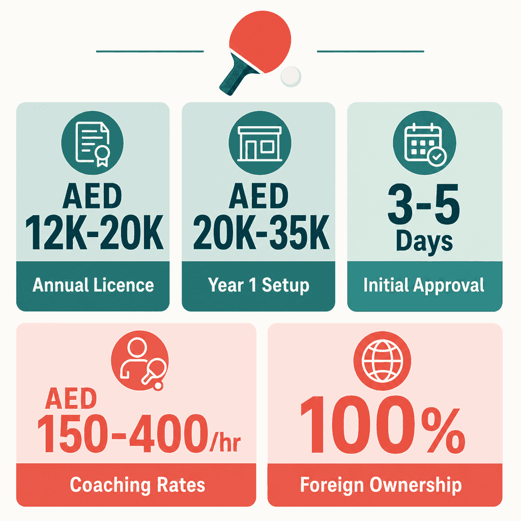 Infographic: Start a Ping Pong Training Business in Dubai