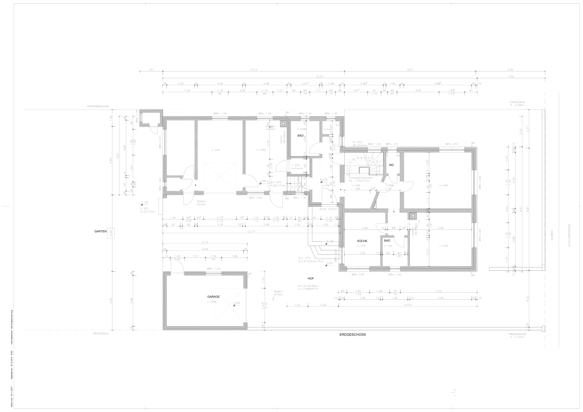 Grundriss Erdgeschoss